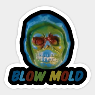 Skeletor Blow Mold Sticker